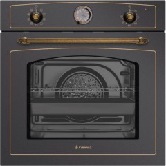Pyramis 733070 Φούρνος άνω Πάγκου 73lt Π59.5εκ. Black Metal 034068301